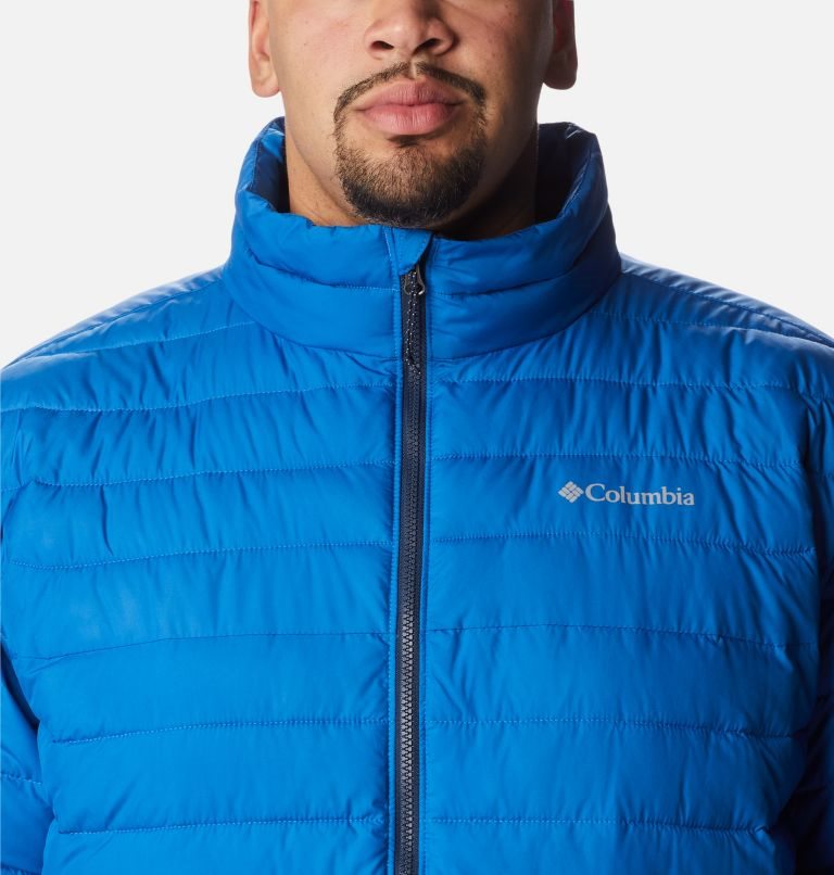 Men's Columbia Powder Lite Insulated Jackets Blue | Plus Size CA-Z0861